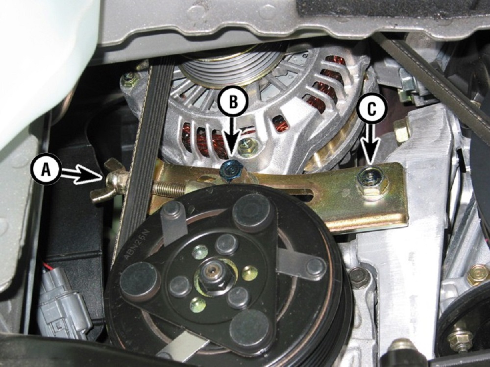 2002 honda crv serpentine belt outlet diagram